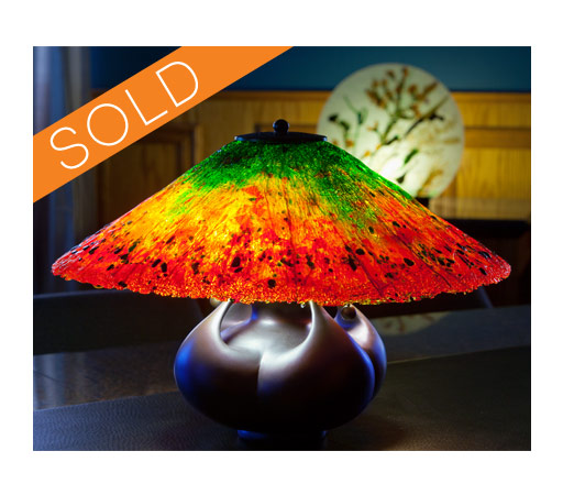 fused Glass Lamp